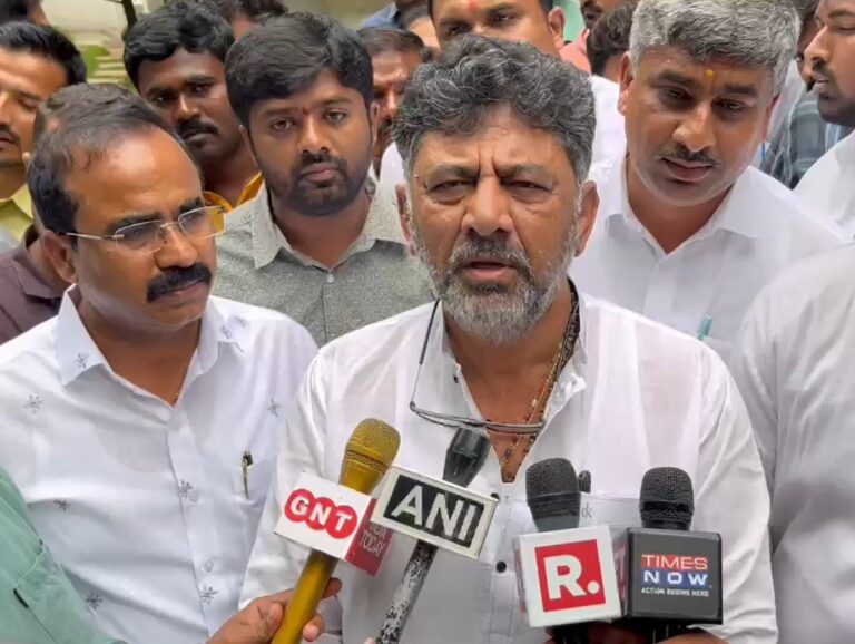 Karnataka DyCM D K Shivakumar | Let the central government give all permission to Mekedatu project which is a solution to Cauvery problem: DCM D.K. Sivakumar Agraha