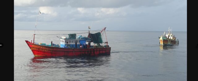 Indian Coast Guard rescued 10 fishermen stranded in Mangalore's sea area