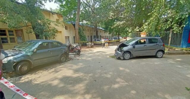 Car accident in Maharani College campus in Bengaluru