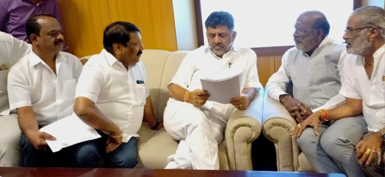 Karnataka Film Chamber delegation meets Deputy Chief Minister DK Shivakumar