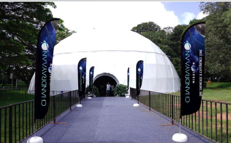 Bengaluru Tech Summit 2023 | ಬೆಂಗಳೂರು ಟೆಕ್ ಸಮ್ಮಿಟ್ - 2023 ರಲ್ಲಿ ಚಂದ್ರಯಾನ-ಇಸ್ರೋ-ಬಾಹ್ಯಾಕಾಶ ಉದ್ಯಮದ ಪ್ರದರ್ಶನ ಮಳಿಗೆ 1 Bengaluru Tech Summit 2023 to host Chandrayaan-ISRO-Space Industry Pavilion