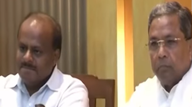 Siddaramaiah and HD Kumaraswamy