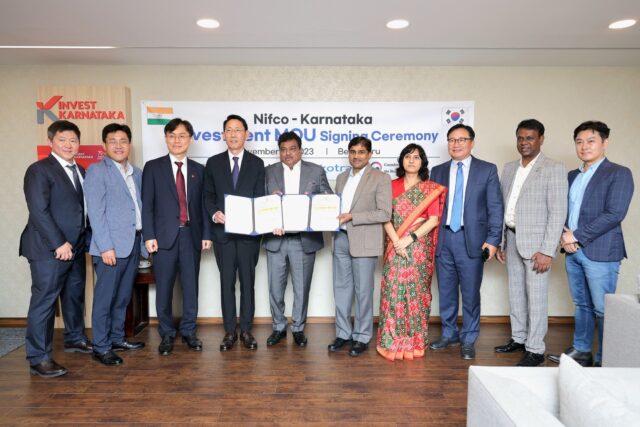 South Korean company Nifco signs agreement with state government to invest ₹ 288 crore in Karnataka