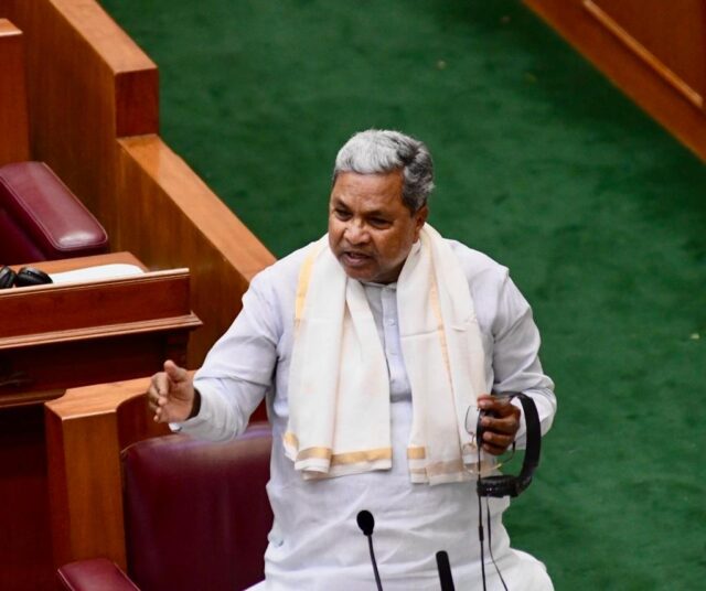 CM Siddaramaiah in Belagavi Assembly