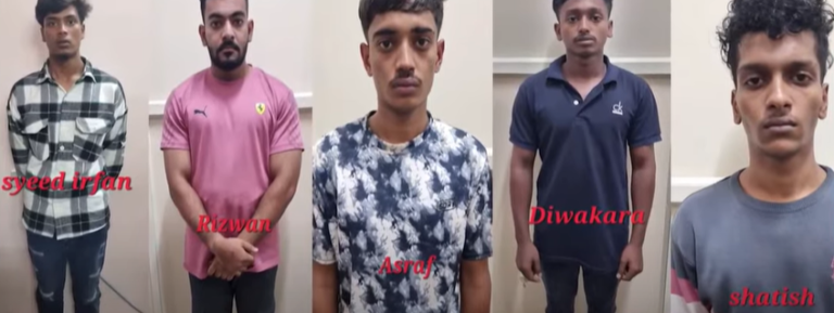 Five accused arrested who beat with machete and robbed 60 lakhs
