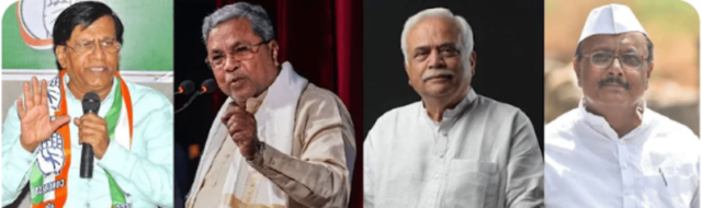 Congress party's senior MLA RV Deshpande, BR Patil and Basavaraj Rayareddy appointed with Cabinet Rank in Karnataka