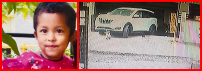 Bengaluru: 3-year-old child dies in car crash