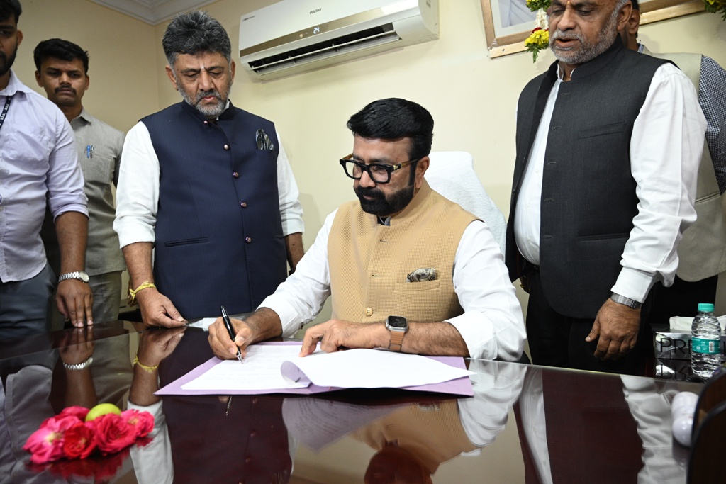 Bengaluru: NA Harris assumed office as new chairman of Bangalore Development Authority