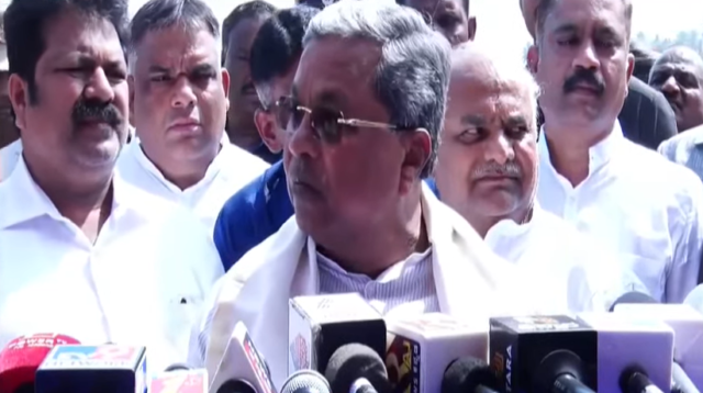 Karnataka CM Siddaramaiah