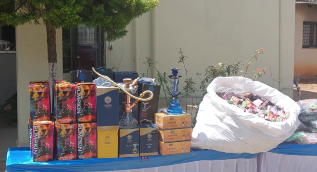 CCB Raid on Prohibited Hookah Centres: Hookah Flavor worth 12.5 Lakh seized