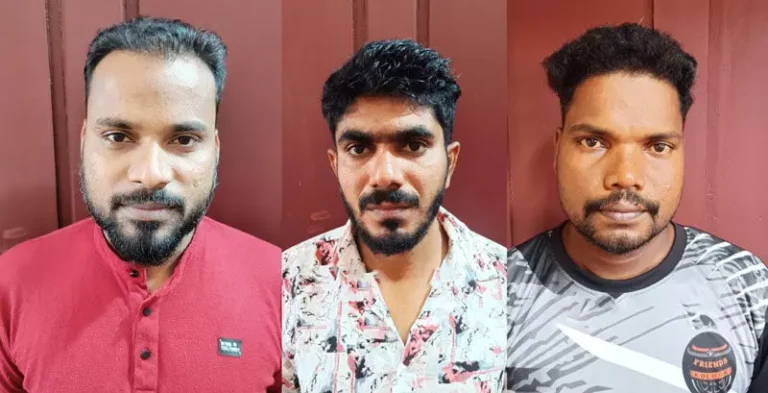 ವಿಟ್ಲ: ಕರ್ಣಾಟಕ ಬ್ಯಾಂಕ್ ದರೋಡೆ ಪ್ರಕರಣ; ಮೂವರು ಆರೋಪಿಗಳ ಬಂಧನ