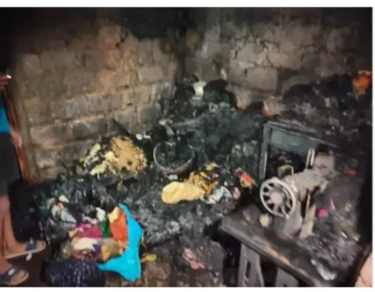 ಬಂಟ್ವಾಳ : ಬೆಂಕಿ ಆಕಸ್ಮಿಕ; ಮನೆ ಸಂಪೂರ್ಣ ಭಸ್ಮ