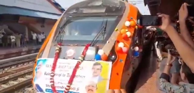 Prime Minister Narendra Modi flags off Vande Bharat train between Kalaburagi-Bangalore