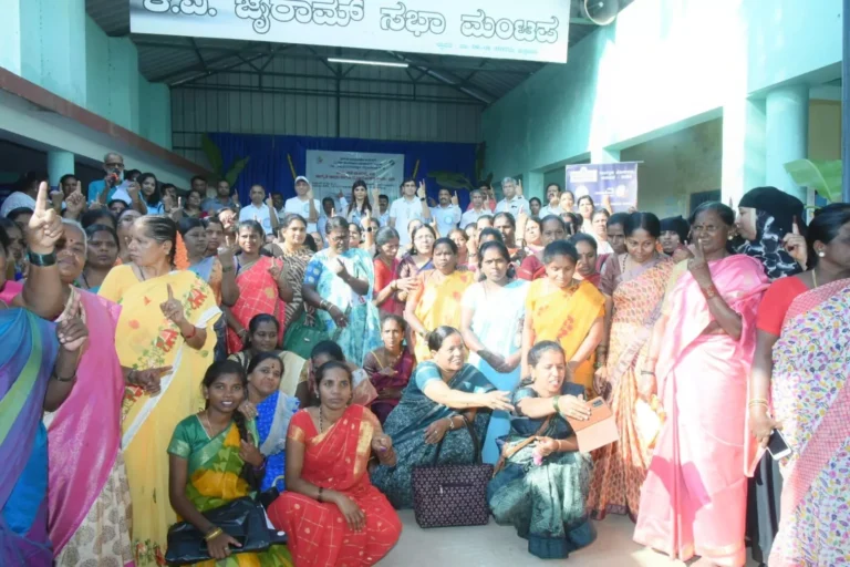 ಬೆಂಗಳೂರು: ‘ನಮ್ಮ ನಡೆ ಮತಗಟ್ಟೆಯ ಕಡೆ’ ಜಾಗೃತಿ ಜಾಥಾ ಕಾರ್ಯಕ್ರಮ