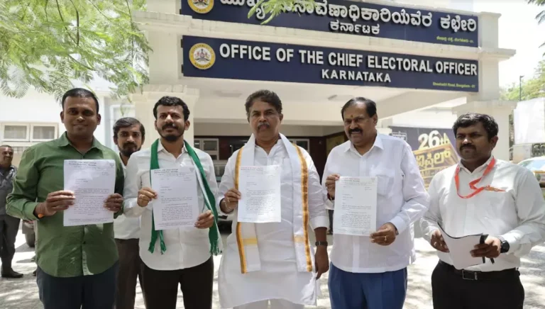Karnataka ರಾಜ್ಯ ಮುಖ್ಯ ಕಾರ್ಯದರ್ಶಿ ಅಮಾನತಿಗೆ ಆಗ್ರಹಿಸಿ ಚುನಾವಣಾ ಆಯೋಗಕ್ಕೆ ಬಿಜೆಪಿಯಿಂದ ದೂರು 10 Complaint by BJP to Election Commission demanding suspension of State Chief Secretary