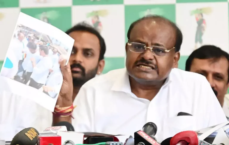 ಡಿ.ಕೆ.ಶಿವಕುಮಾರ್‌ ಅವರನ್ನು ಸಚಿವ ಸಂಪುಟದಿಂದ  ಕೈಬಿಡಿ  : ಎಚ್‌.ಡಿ.ಕುಮಾರಸ್ವಾಮಿ