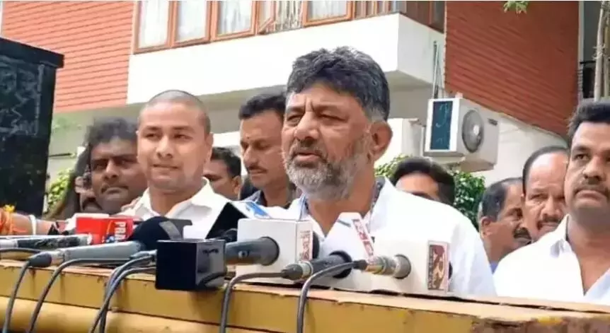 ಬಂಡವಾಳ ಹೂಡಿಕೆ ಬಗ್ಗೆ ಅಪಪ್ರಚಾರ ಮಾಡುತ್ತಿರುವ ಬಿಜೆಪಿ ನಾಯಕರಿಗೆ ನಾಚಿಕೆಯಾಗಬೇಕು : ಡಿಕೆಶಿ