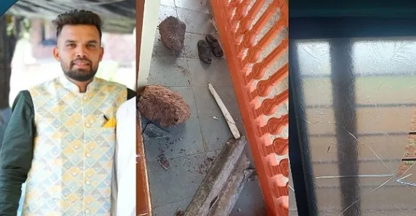 ಬೆಳಗಾವಿಯಲ್ಲಿ ಪ್ರೀತಿ ನಿರಾಕರಿಸಿದ್ದಕ್ಕೆ ಯುವತಿ ಮನೆ ಮೇಲೆ ಕಲ್ಲು ತೂರಾಟ 1 Belagavi: ನೇಹಾ, ಅಂಜಲಿ ಕೇಸ್ ಬೆನ್ನಲೇ ಮತೊಬ್ಬ ಪಾಗಲ್ ಪ್ರೇಮಿ..! ಪ್ರೀತಿ ನಿರಾಕರಿಸಿದ್ದಕ್ಕೆ ಯುವತಿ ಮನೆ ಮೇಲೆ ಕಲ್ಲು ತೂರಾಟ