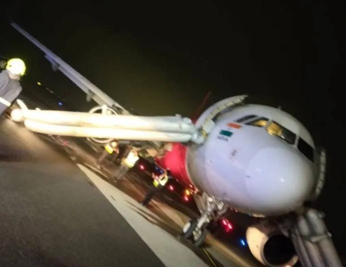 ಕೆಂಪೇಗೌಡ ವಿಮಾನ ನಿಲ್ದಾಣದಲ್ಲಿ ಏರ್​ ಇಂಡಿಯಾ ವಿಮಾನ ತುರ್ತು ಭೂಸ್ಪರ್ಶ…!