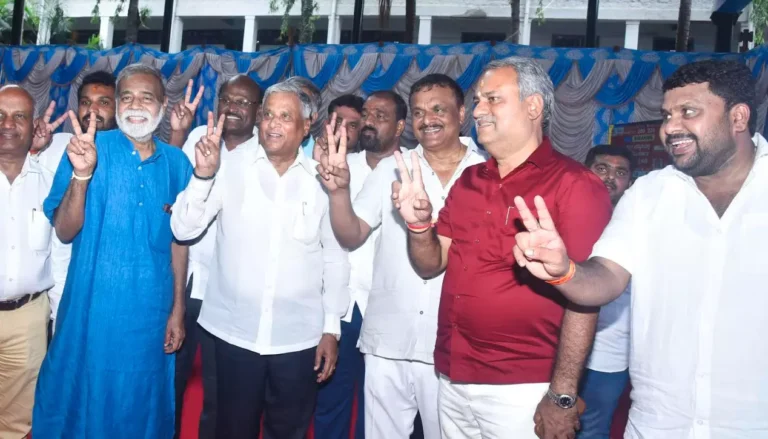 ತುಮಕೂರಿನಲ್ಲಿ ಗೆಲುವು ಸಾಧಿಸಿದ ಬಿಜೆಪಿ ಅಭ್ಯರ್ಥಿ ವಿ.ಸೋಮಣ್ಣ