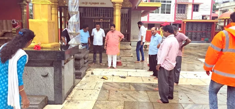 ಮಂಗಳೂರು | ಸಿಡಿಲಿನಿಂದ ಬೋಳೂರಿನ ಶ್ರೀ ಜಾರಂದಾಯ ದೈವಸ್ಥಾನದ ಕಂಬಗಳಿಗೆ ಹಾನಿ