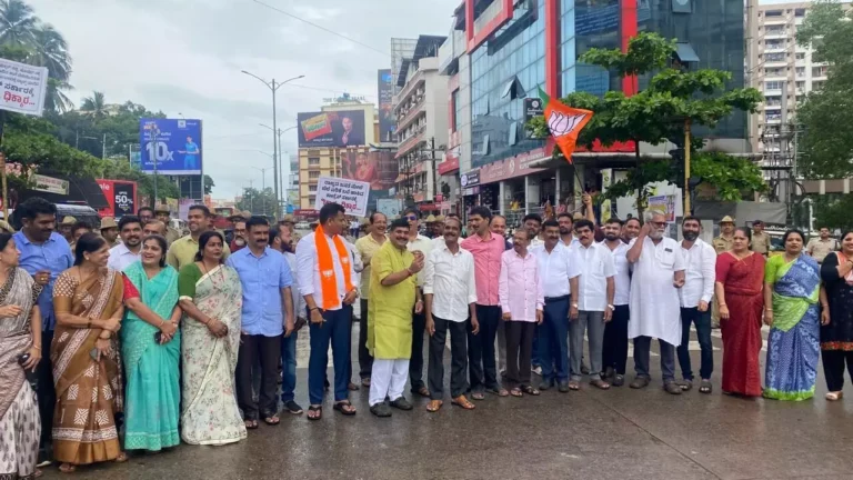 ಪೆಟ್ರೋಲ್, ಡೀಸೆಲ್ ಬೆಲೆ ಏರಿಸಿಕೆ ಖಂಡಿಸಿ ಬಿಜೆಪಿ ಪ್ರತಿಭಟನೆ