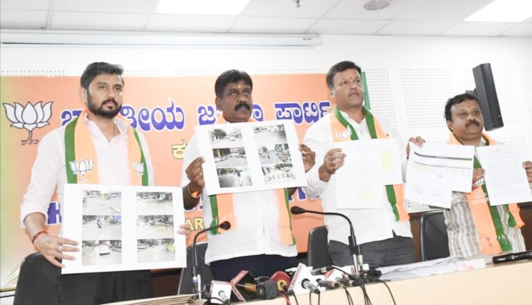 ವೈಟ್ ಟಾಪಿಂಗ್ ರಸ್ತೆ ಕಾಮಗಾರಿಯಲ್ಲಿ ದೊಡ್ಡ ಹಗರಣ: ಬಿಜೆಪಿ ನಾಯಕ, ಮಾಜಿ ಉಪ ಮಹಾಪೌರ ಎಸ್.ಹರೀಶ್ 2 IMG-20240720-WA0131