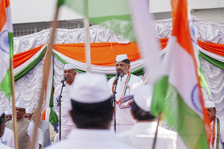 Traitors teaching patriotism is today's tragedy DCM D. K. Shivakumar