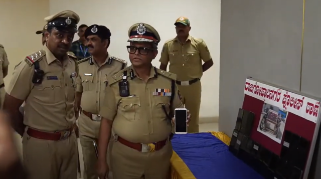 Rajagopalanagara police crack mobile robbery case, seize 18 phones, 2 two-wheelers