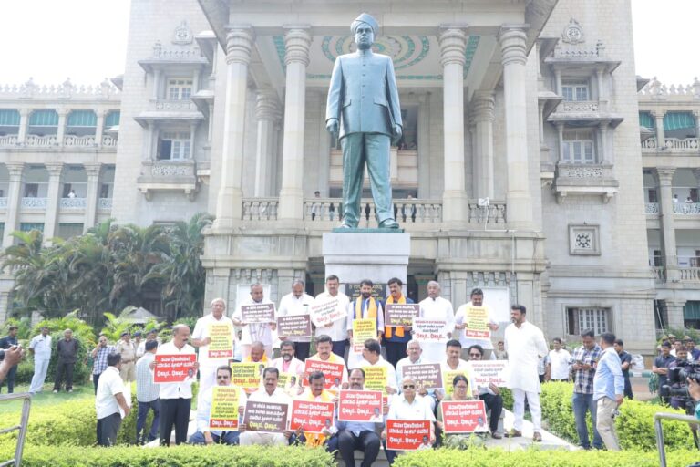 Karnataka BJP demands withdrawal of 18 MLAs suspension; Speaker acting as Congress party's puppet - Vijayendra objects