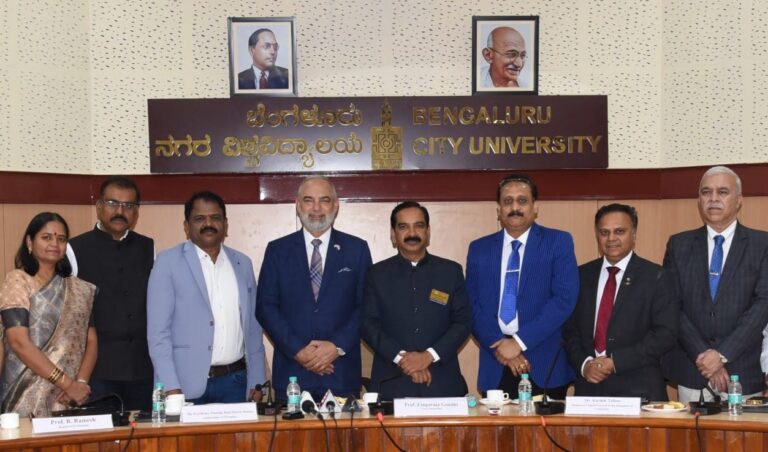 Paraguay-Cambodia delegation visits Bangalore City University - Proposal for academic partnership