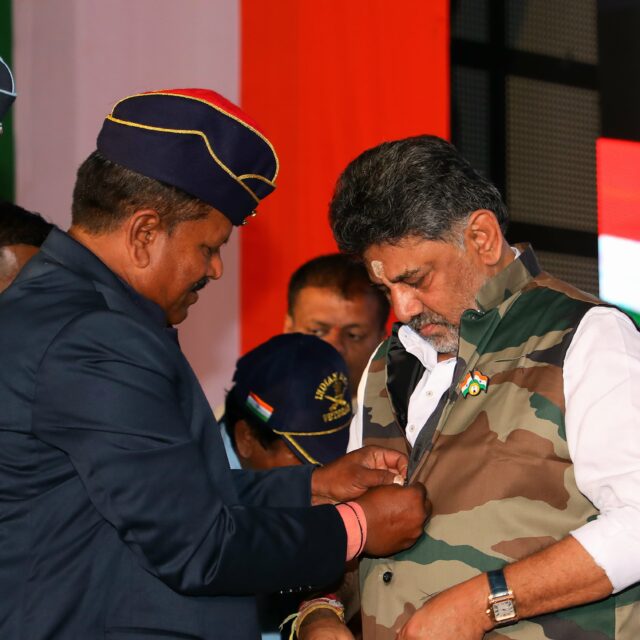 Thinking of setting up a separate corporation for ex-servicemen: DCM D.K. Shivakumar
