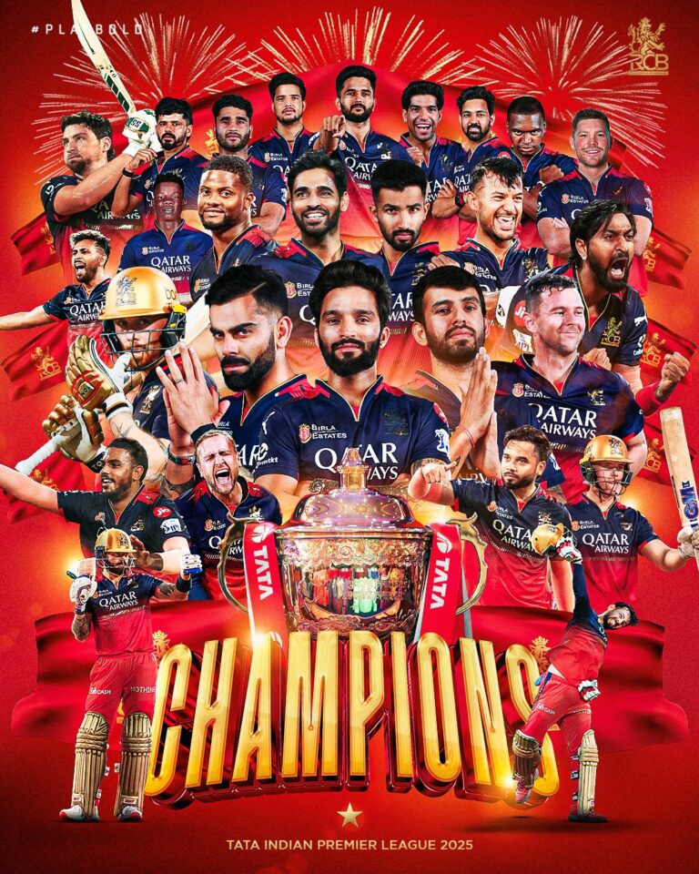 Virat Kohli and RCB lift first trophy, ending 18-year drought