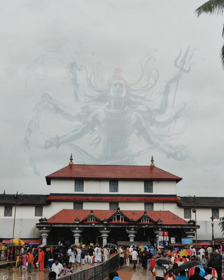 First message to devotees from Dharmasthala Temple — “Namo Manjunatha” post with photo of Shiva Tandava