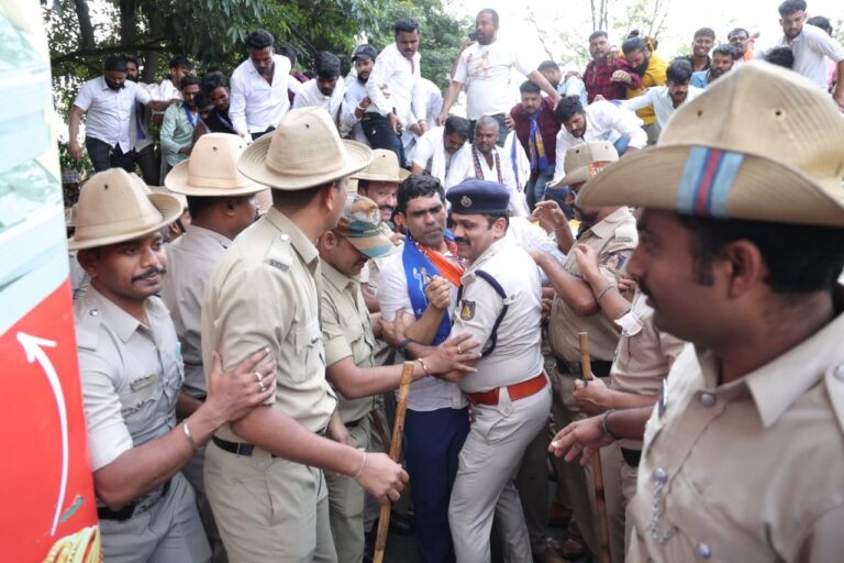 Freedom Park protest demand 5% internal reservation: One week deadline for the state government: P. Rajiv