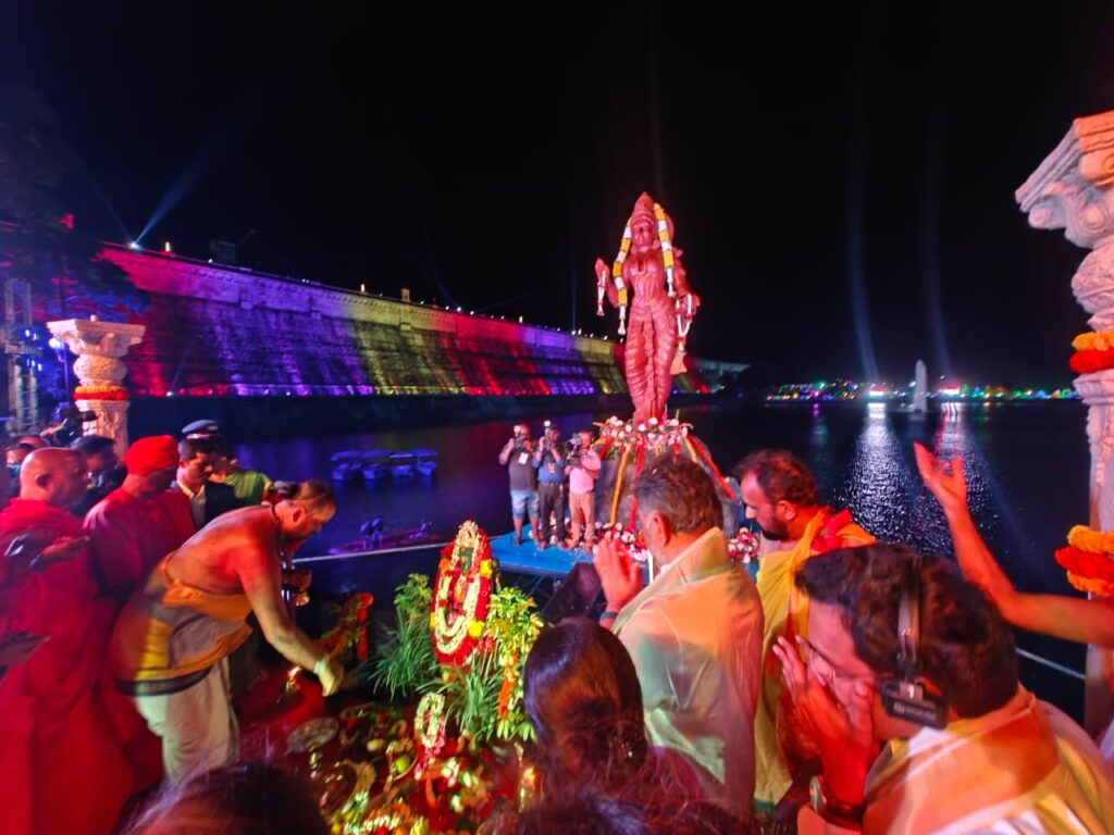 DCM D.K. Shivakumar launches dream 'Caveri Aarti' at KRS reservoir, five-day symbolic program