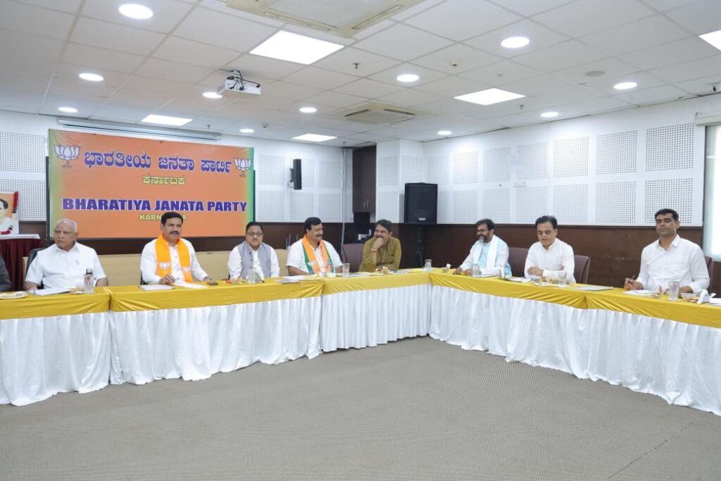 B.Y. Vijayendra announces statewide tour ahead of district and taluk panchayat elections; Elections to five corporations under Greater Bengaluru Authority also discussed in core committee meeting