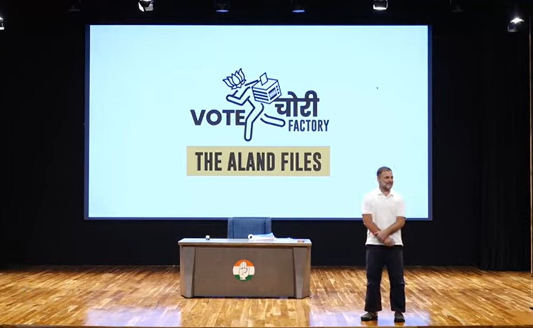 Explosive allegations of vote rigging in Aland constituency: 6018 Congress voters' names deleted, fake IDs - act using out-of-state mobile phones, Rahul Gandhi questions the role of the Election Commission