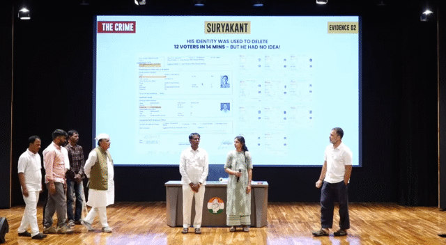 Explosive allegations of vote rigging in Aland constituency: 6018 Congress voters' names deleted, fake IDs - act using out-of-state mobile phones, Rahul Gandhi questions the role of the Election Commission