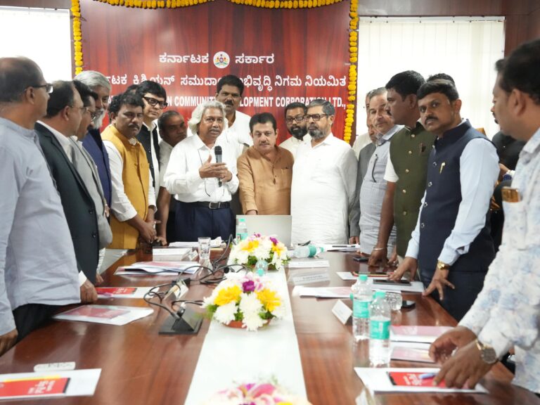 Rs 250 crore grant for Christian community development — Minister Zameer Ahmed Khan unveils new loans, grants, welfare schemes