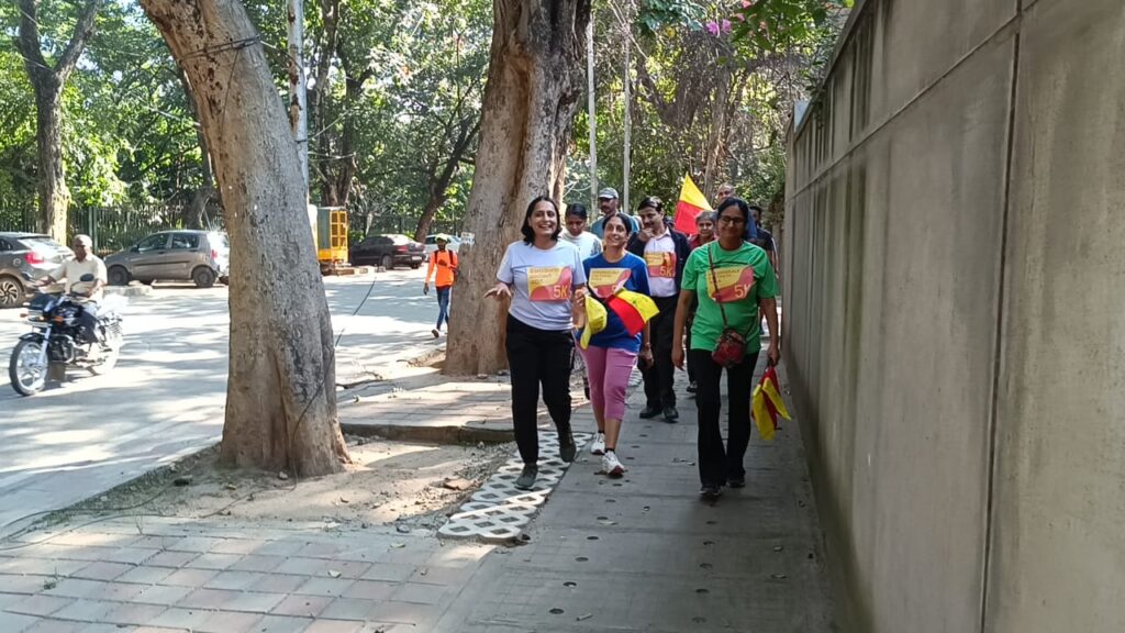 Zero “blackspots” on 5 km pedestrian path from Koramangala 3rd Block to Sarjapur Road: Walkloor project praised