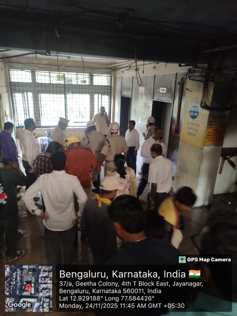 Short circuit fire in Jayanagar commercial complex: Committee formed to investigate, power cut to building, shops temporarily closed