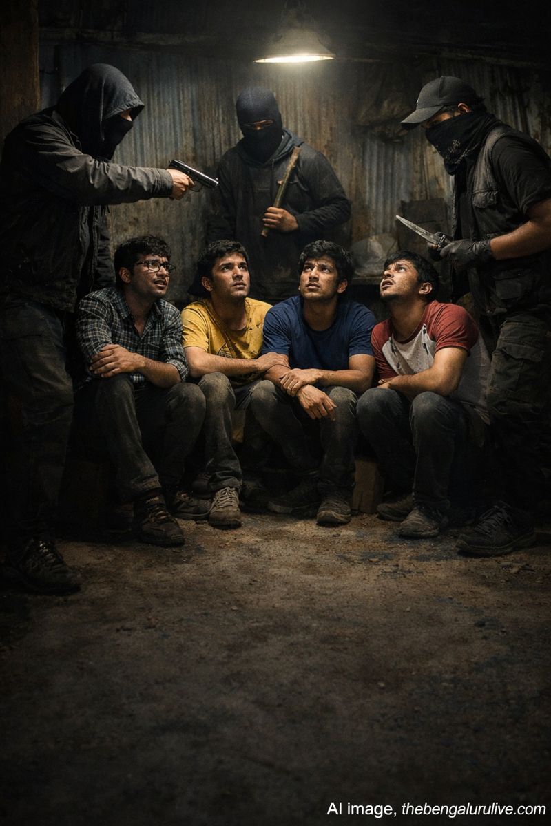 Biryani trip turns into nightmare: Engineering students kidnapped, ₹1.5 lakh robbed