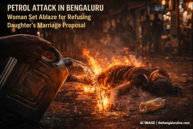 Petrol Attack in Bengaluru: Mother Burnt for Rejecting Daughter’s Marriage