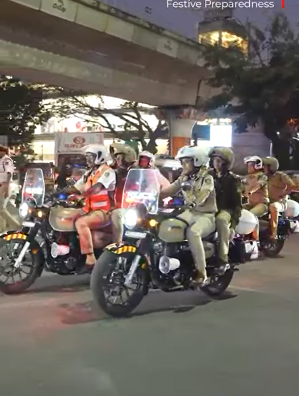 Bengaluru Police on high alert for New Year celebrations; Commissioner Seemant Kumar Singh inspects the site