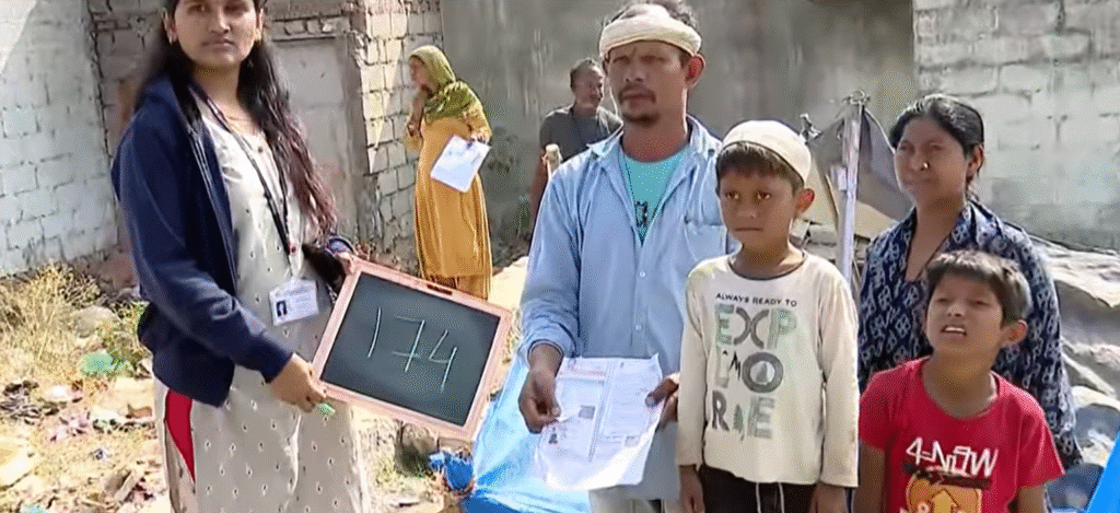 Rajiv Gandhi Housing Corporation have begun a survey in Fakir Layout and Wasim Layout, verifying documents of families who lost their homes in the demolition.