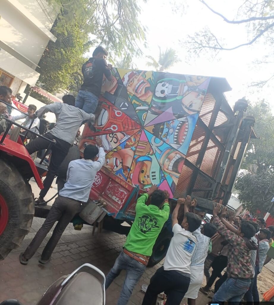 Footpath encroachment clearance operation on Jyoti Nivas College Road in Koramangala