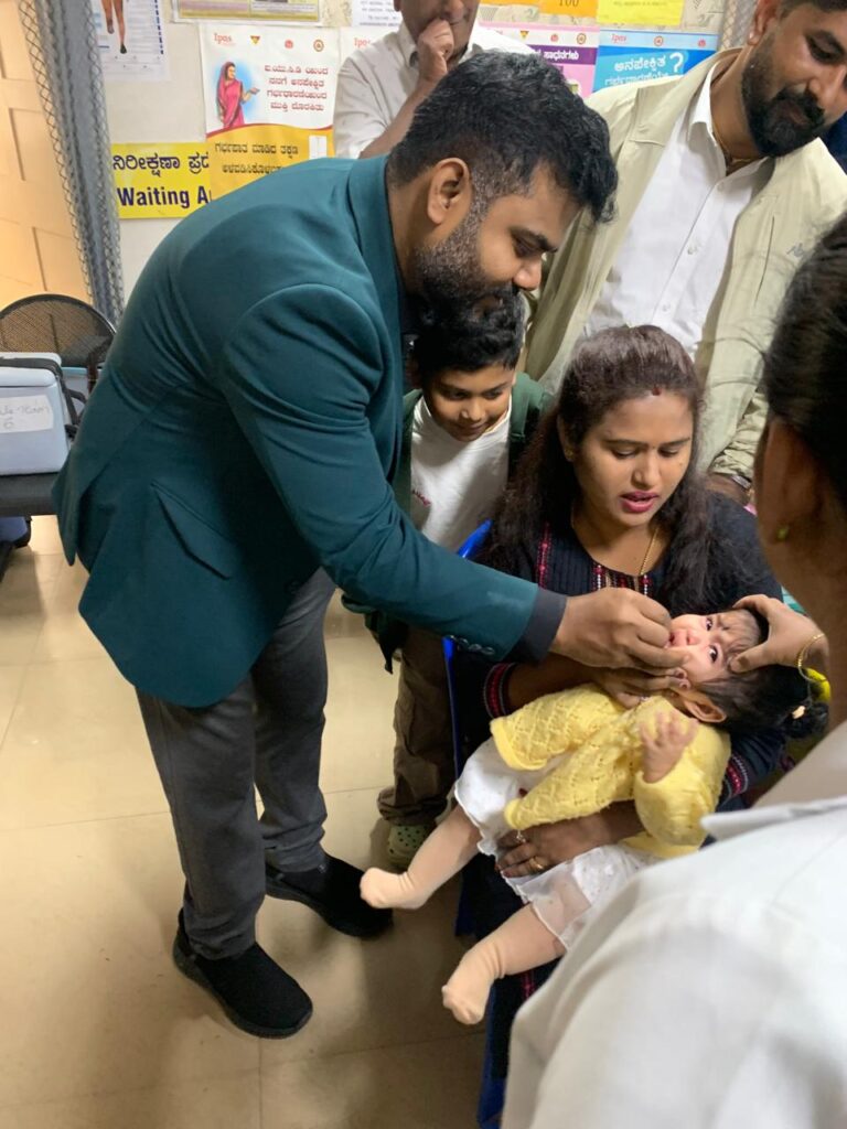 Pulse Polio campaign launched in Bengaluru North: Commissioner administers vaccine drops to children