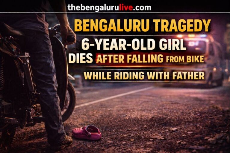 Bengaluru tragedy: 6-year-old girl falls and dies while riding a bike with her father