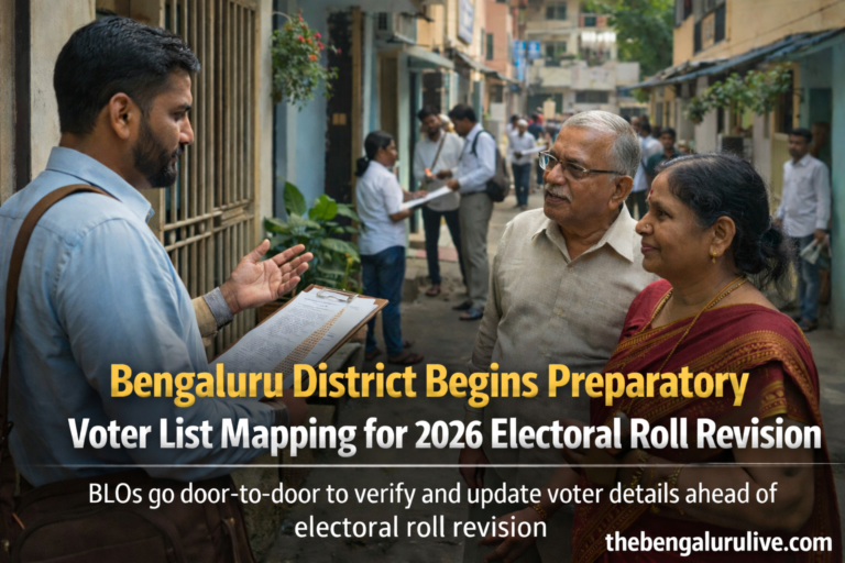 Preparations begin for special revision of 2026 voter list in Bengaluru city